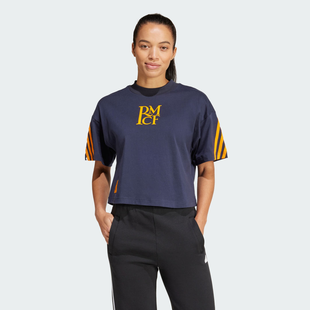 T-shirt adidas Performance Real Madrid Future Icon Mørkeblå | IT3802, 0