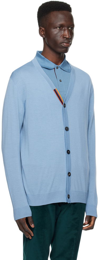 Sweater Paul Smith Paul Smith Striped Cardigan Blå | M1R-122X-L02094-41, 1