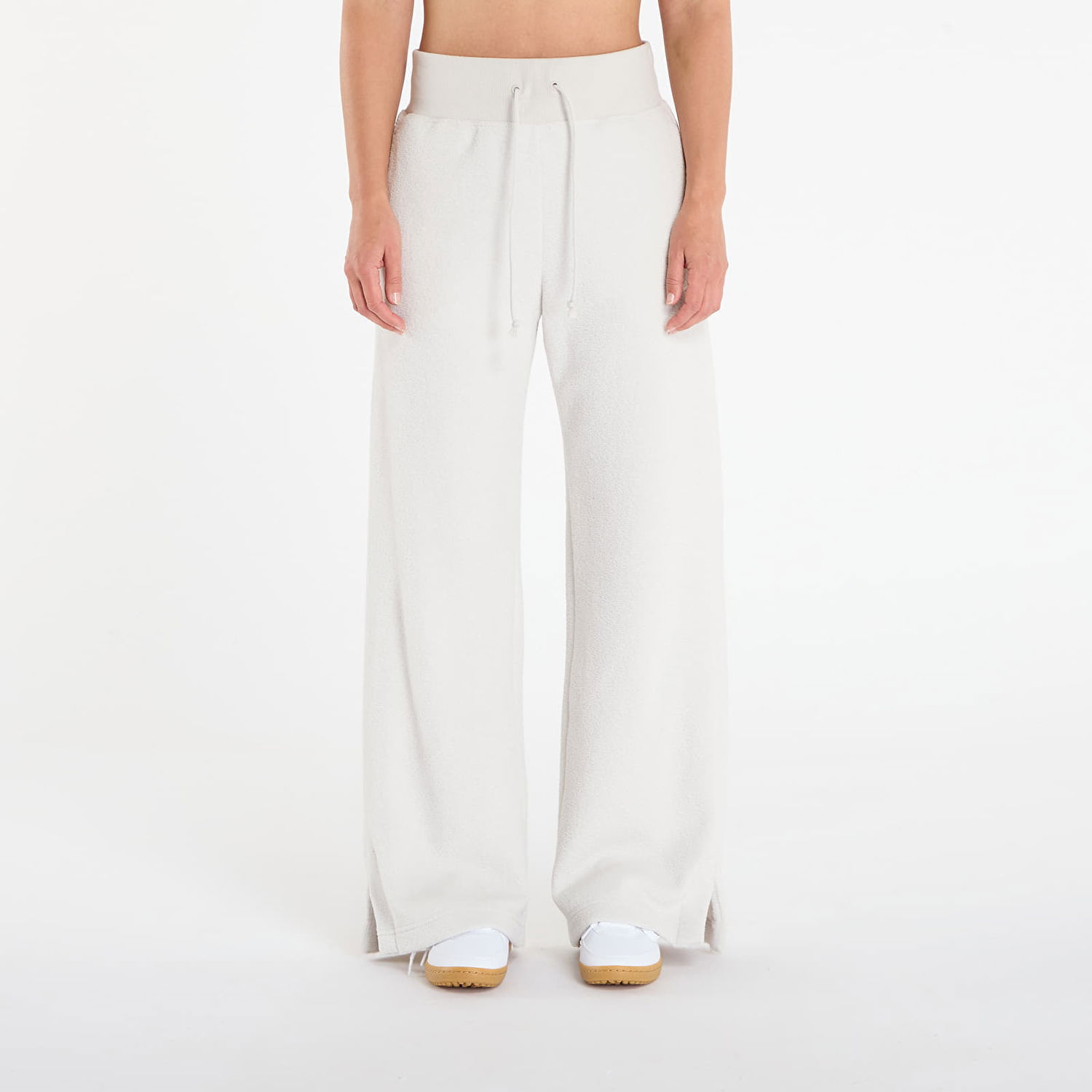 Joggingbukser Nike Sportswear Phoenix Plush High-Waisted Wide-Leg Cozy Fleece Pants S Beige | FN3622-072, 0