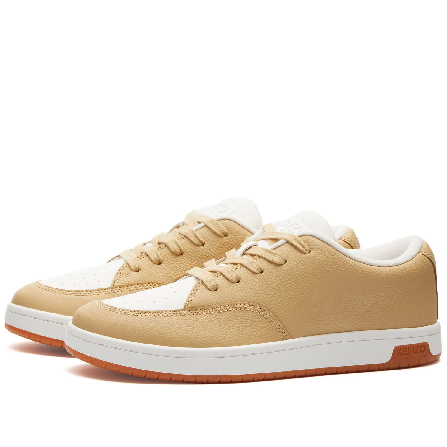 Sneakers og sko KENZO Men's Dome Sneakers in Dark Camel, Size EU 40 | END. Clothing Beige | FE55SN061L89-14, 0