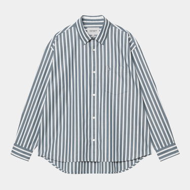 Skjorte Carhartt WIP Long Sleeve Malden Stripe Shirt Flerfarvet | I035334_9, 3