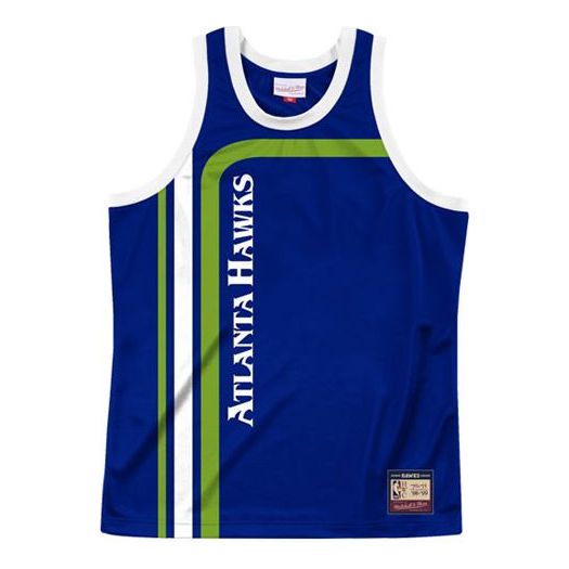 Tanktop Mitchell & Ness Mitchell & Ness Atlanta Hawks Basketball Jersey Blå | TTNKCP18167-AHAROYA70