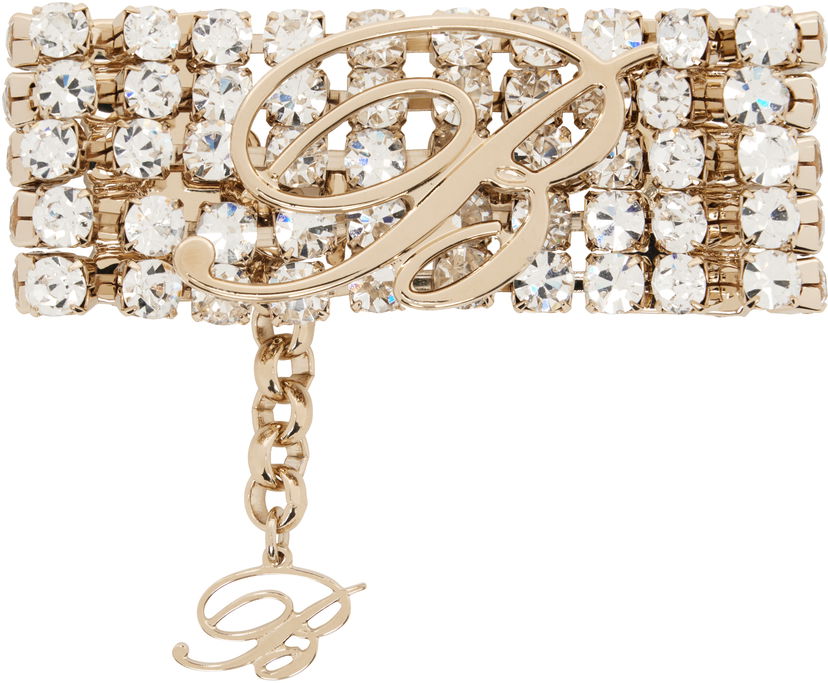 Armbånd Blumarine Blumarine Rhinestone Chain Bracelet Metalisk | P522W324A