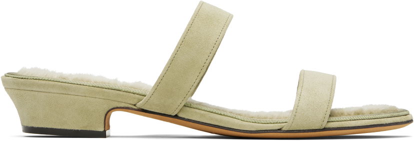 Kjole The Row The Row Awar Strap Heeled Sandals Grøn | F1594-L221