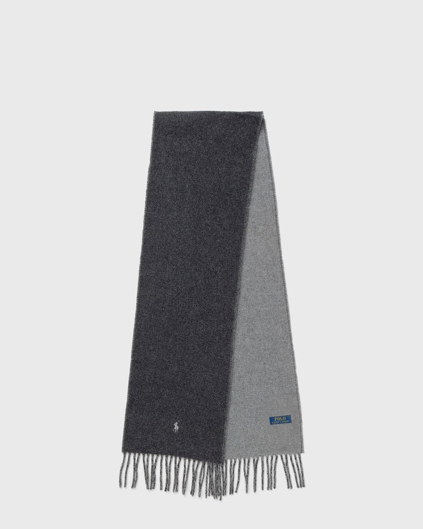 Tørklæde Polo by Ralph Lauren Reversible Scarf Grå | 449959334003