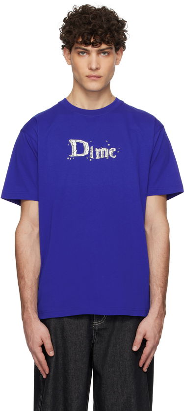 T-shirt Dime Classic Stone Graphic T-Shirt Blå | DIMEHO2455NVY, 0