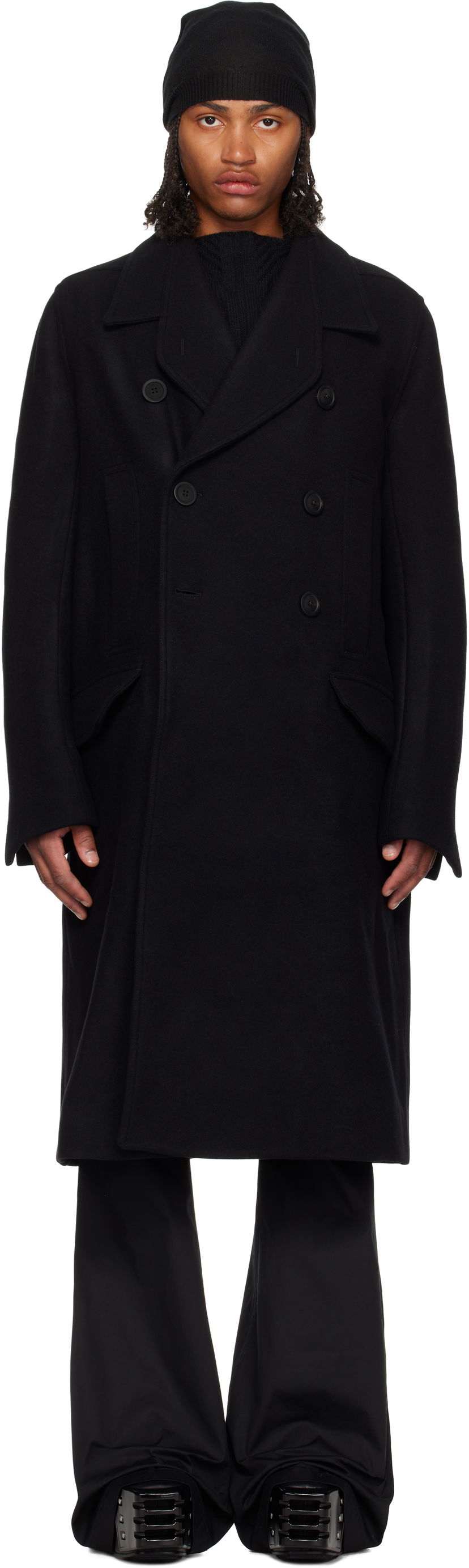 Frakker Rick Owens Rick Owens Concordians Officer Coat Sort | RU02E1982 WSF