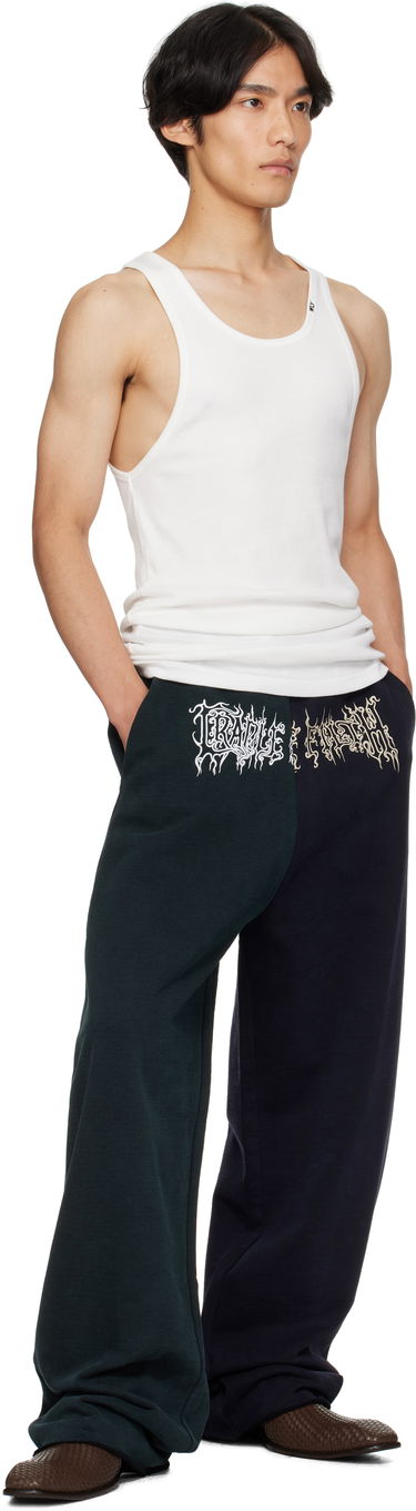 Joggingbukser VETEMENTS Vetements Cradle of Filth Cut-Up Baggy Sweatpants Mørkeblå | UCF76SP850EN, 3