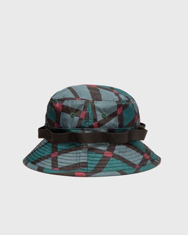 Hat By Parra Squared Waves Pattern Safari Hat Grøn | 8720701912946, 1