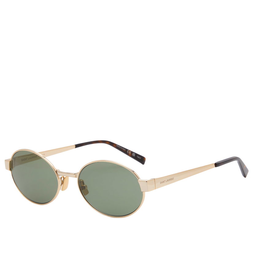 Solbriller Saint Laurent Saint Laurent SL 692 Oval Sunglasses Metalisk | SL-692-003