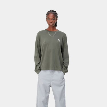 T-shirt Carhartt WIP L/S Nelson T-Shirt Grøn | I032533_1ND_GD, 1