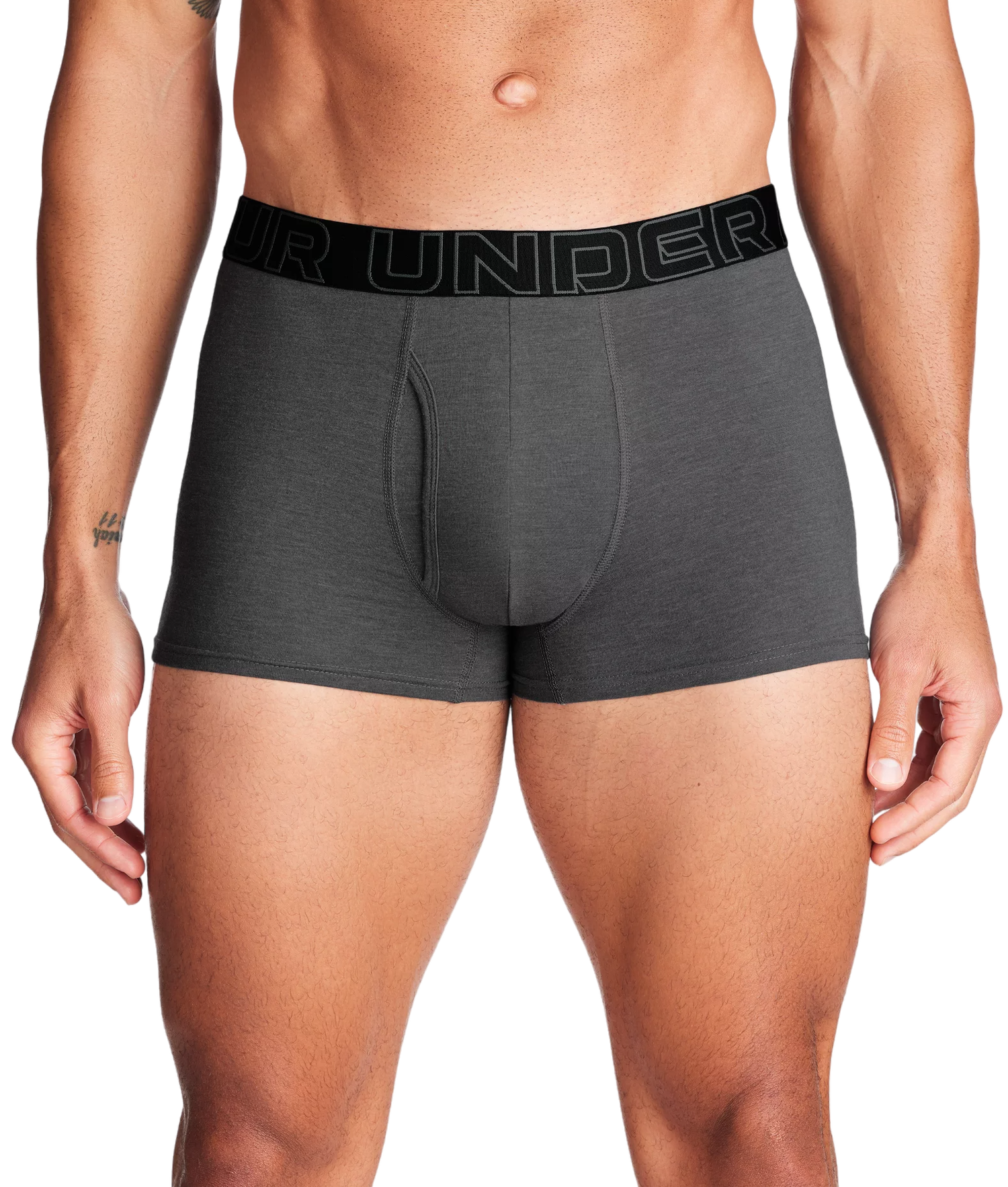 Boksere Under Armour Performance Cotton 3" 3P Grå | 1383891-025, 0