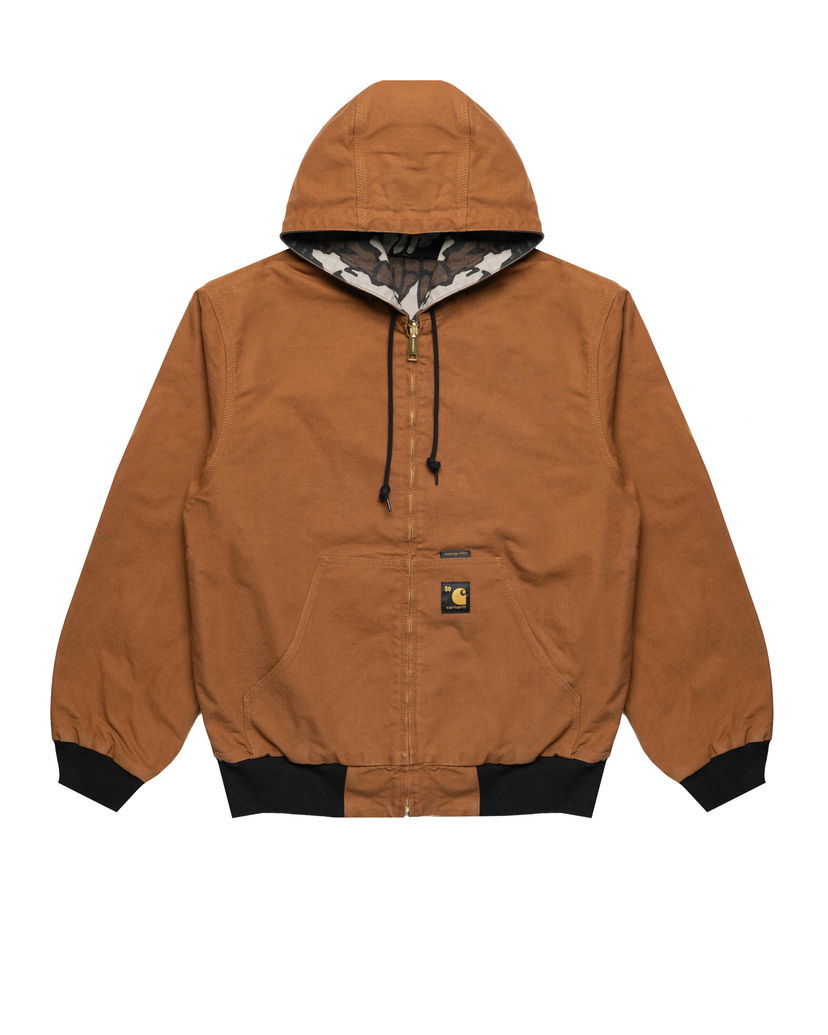 Jakke Carhartt WIP OG Active Hooded Canvas Jacket Camo Lined 50 Years Anniversary Brun | I036412.3GK02