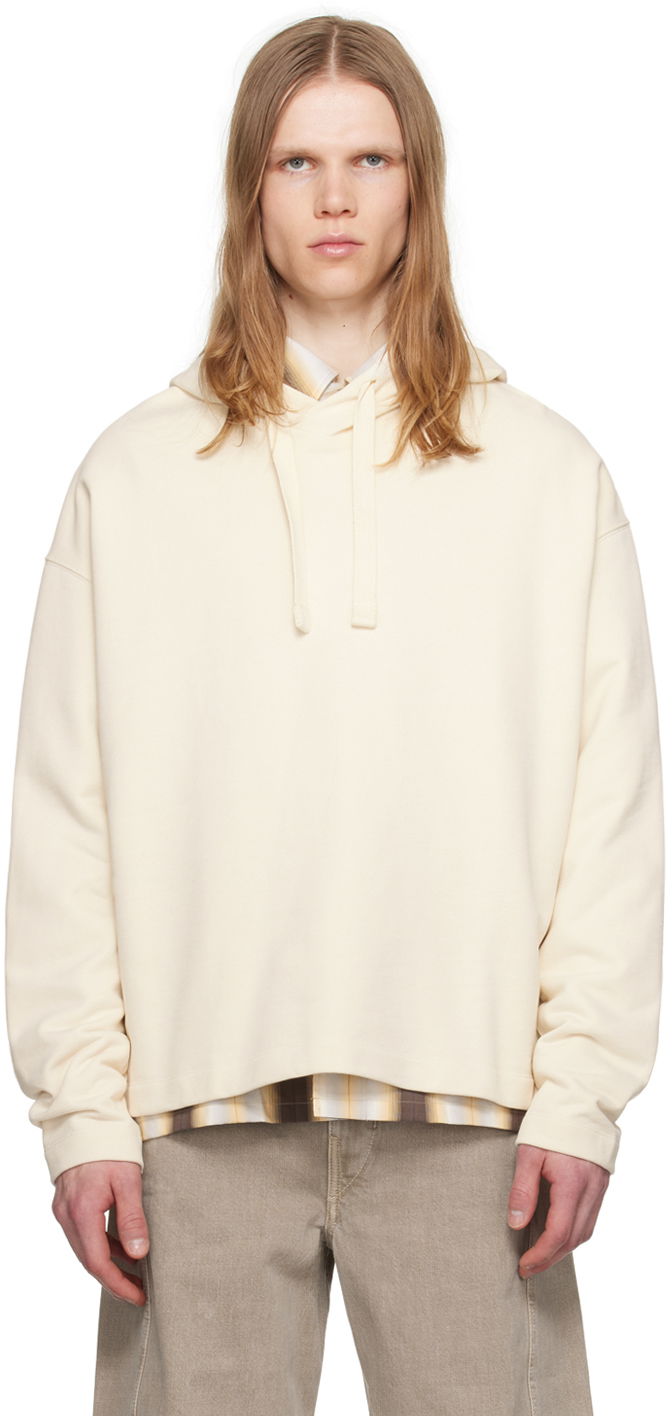 Sweatshirt LEMAIRE LEMAIRE Minimal Hoodie Beige | TO1172 LJ1012