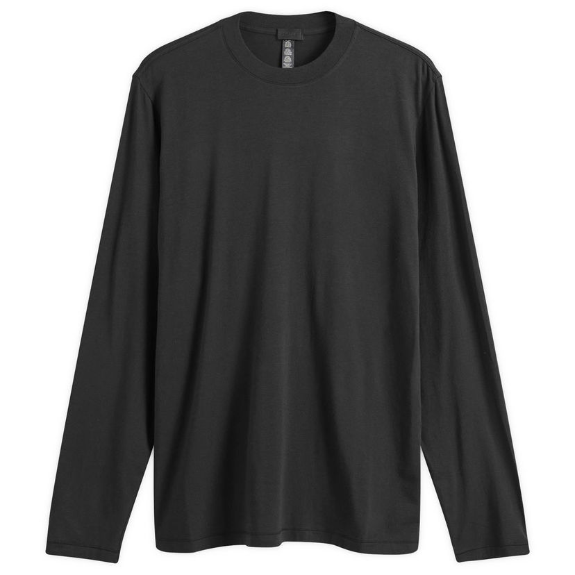 T-shirt SKIMS Boyfriend Long Sleeve T-Shirt Sort | AP-LGS-0585-ON