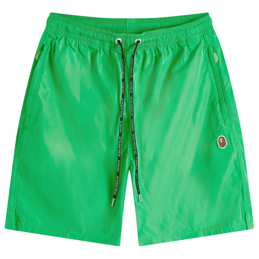 Shorts BAPE A Bathing Ape Ape Head Nylon Beach Short Grøn | 001SPK301322M-GRN