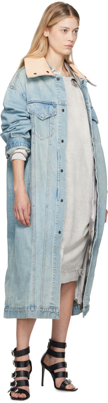 Parka R13 R13 Kat Long Denim Jacket Blå | R13W5169-D245A, 3