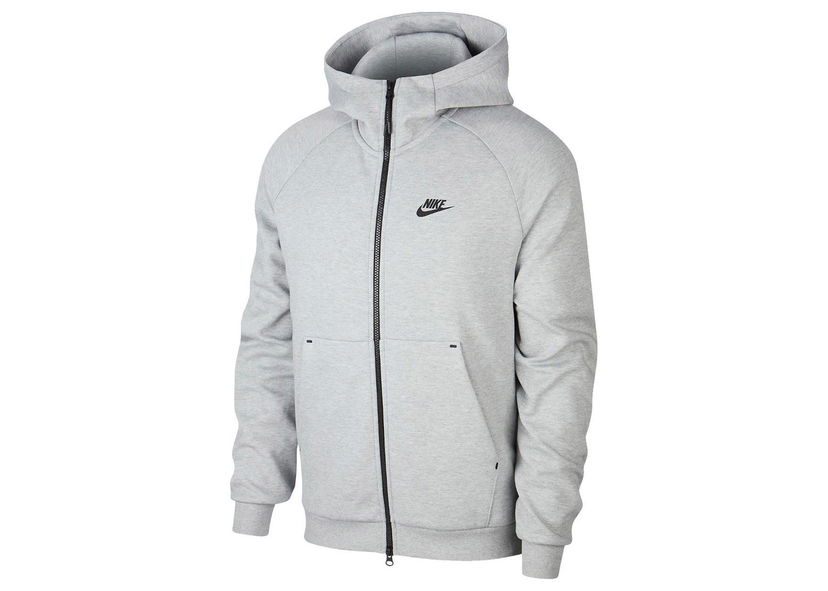 Sweatshirt Nike Sportswear Tech Fleece Soft Shell Hoodie Grey Grå | BV3701-063