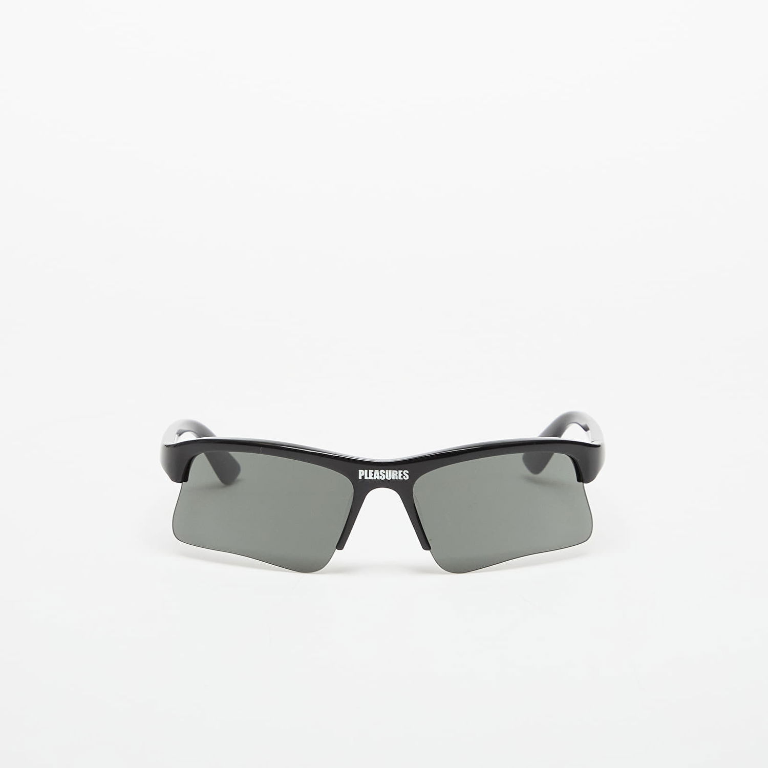 Solbriller Pleasures Active Semi-Rimless Sunglasses Sort | P25F062-BLACK, 0