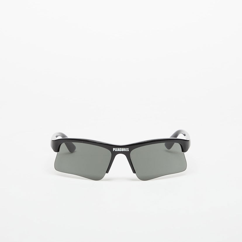 Solbriller Pleasures Active Semi-Rimless Sunglasses Sort | P25F062-BLACK