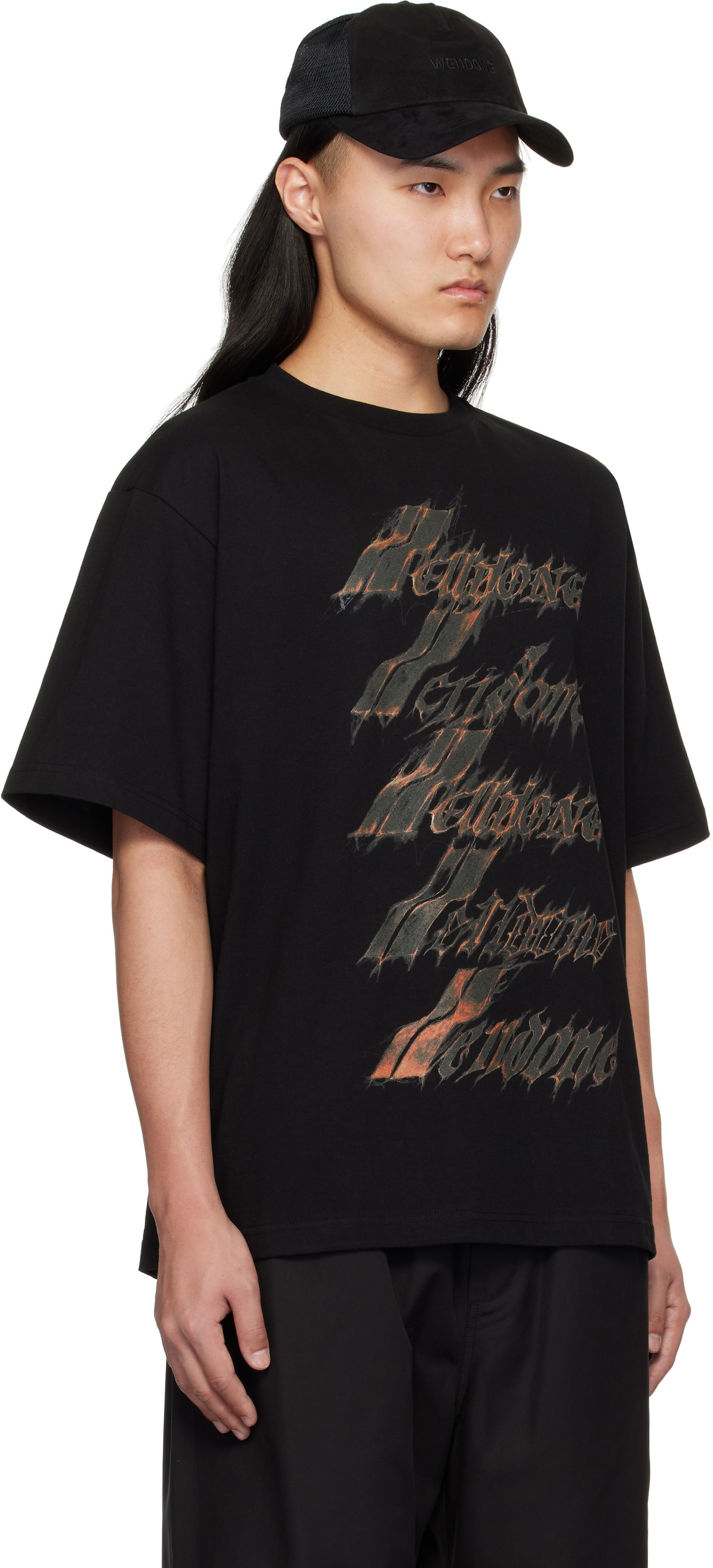 T-shirt We11done We11done Spark Logo T-Shirt Sort | WD-TT0-25-751-U-BK, 1