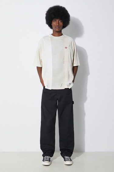 T-shirt Maison MIHARA YASUHIRO Maison MIHARA YASUHIRO Vertical Switching T-Shirt Hvid | A12TS621, 1