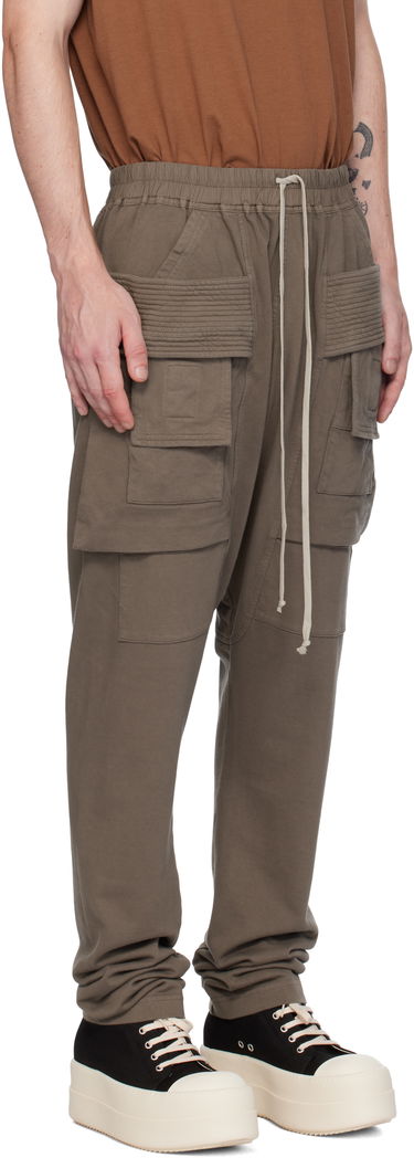 Cargo bukser Rick Owens Rick Owens DRKSHDW Porterville Creatch Drawstring Cargo Pants Grøn | DU02D2376 RIG, 1