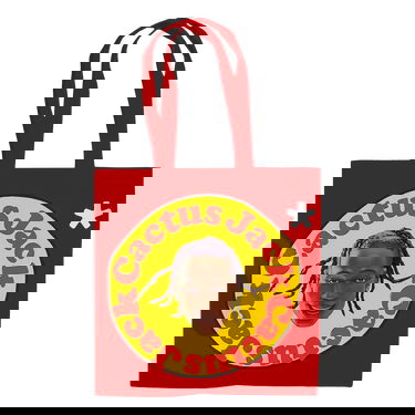 Mulepose Cactus Jack by Travis Scott Cactus Plant Flea Market x 60 Seconds Tote Rød | CJMD AB152 RED, 1