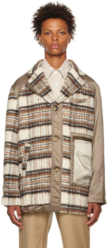 Jakke Feng Chen Wang Feng Chen Wang Paneled Jacket Beige | FMF14CT06, 0