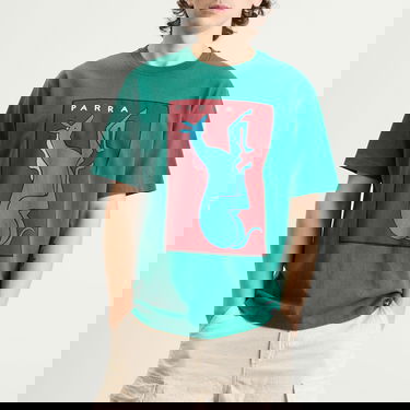 T-shirt By Parra Parra Vertical Horse Graphic T-Shirt Grøn | 53505-GRN, 2