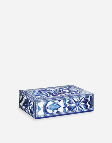 Home decor Dolce & Gabbana Dolce & Gabbana Large Decorated Plexiglass Box Onesize Blå | TCC201TCAMYUB008, 2