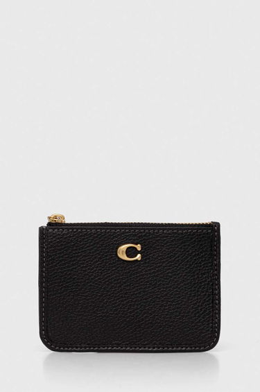 Nøgleringe Coach Leather Key Case Sort | CR550, 0