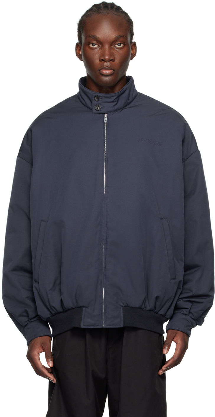 Bomberjakke We11done We11done Harrington  Jacket Blå | WD-JP2-24-061-M-NV