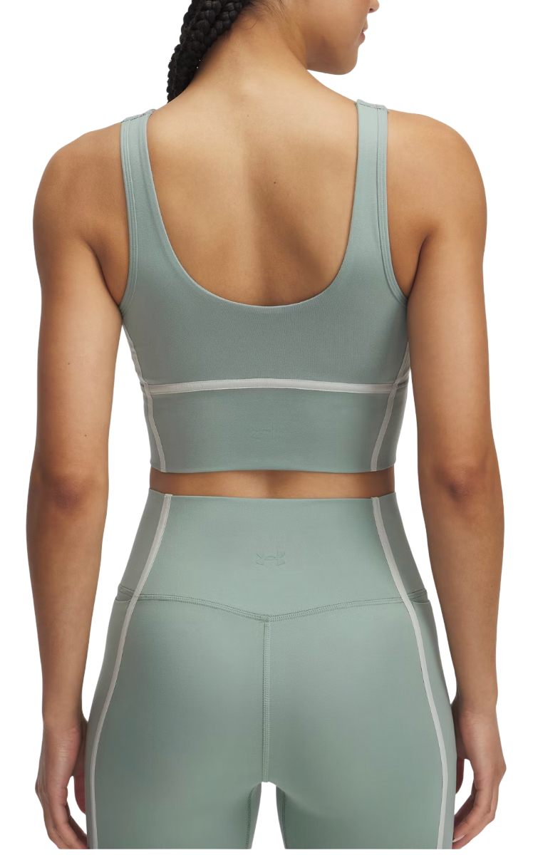 Crop top Under Armour Meridian Piped Crop Tank Grøn | 6003529-348, 1