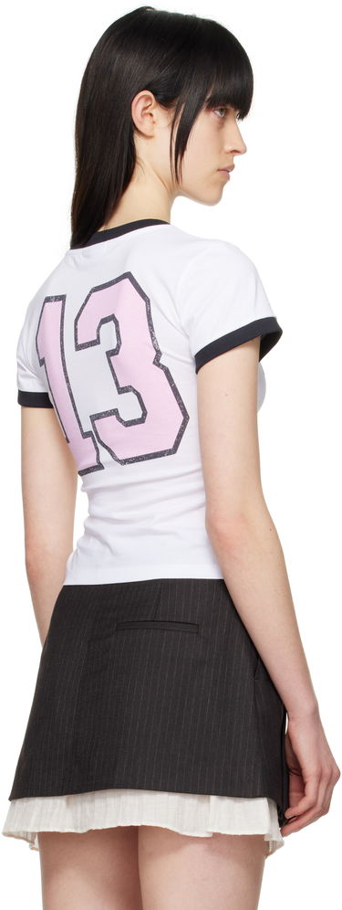 T-shirt GANNI GANNI Basic Jersey Witch Graphic T-Shirt Hvid | T4156, 2