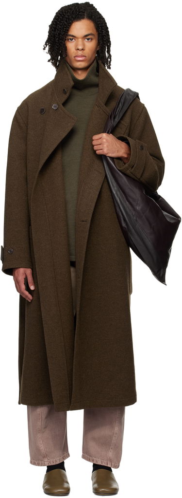 Trenchcoat LEMAIRE LEMAIRE Men's Wrap Coat Grøn | CO1090 LF1117, 0