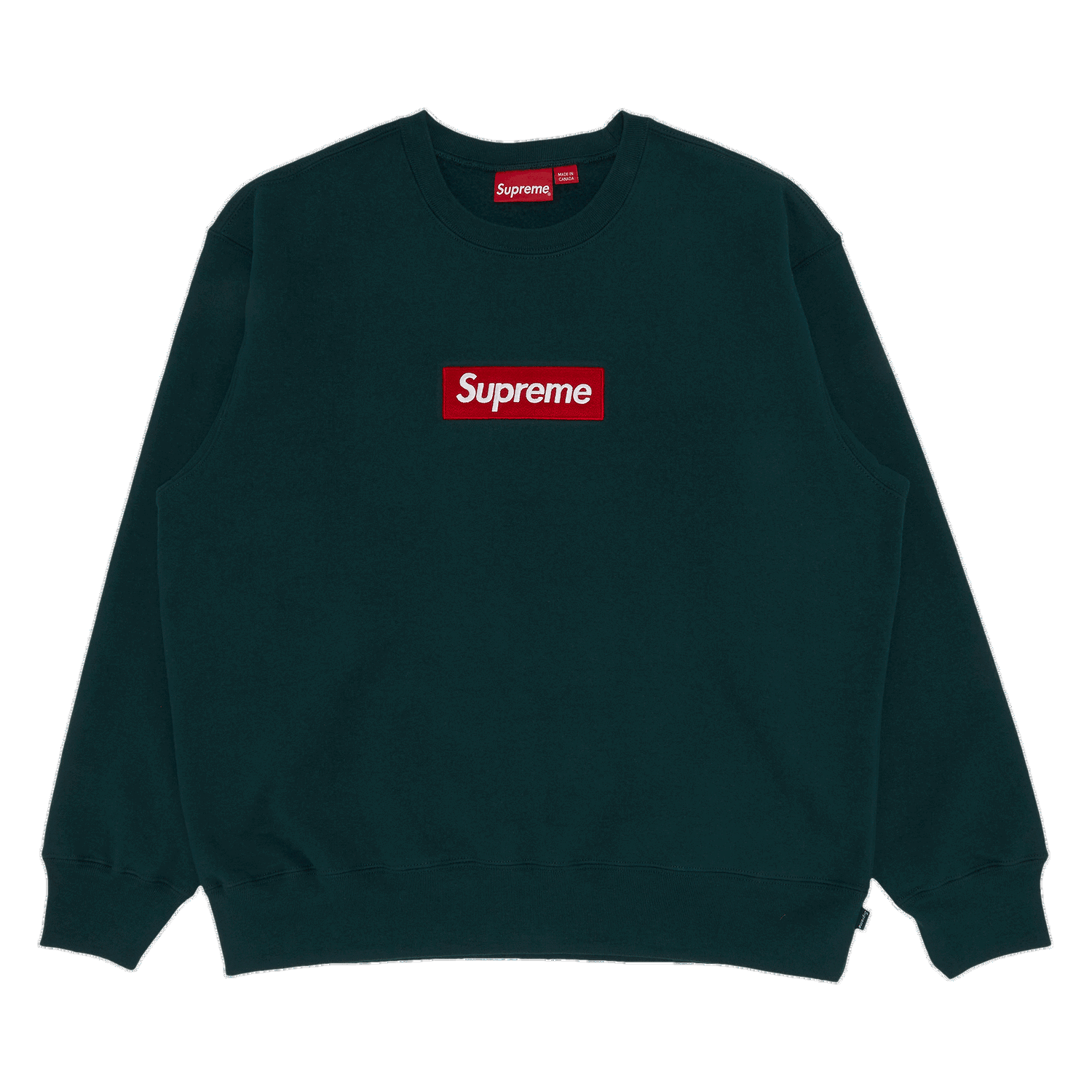 Sweatshirt Supreme Box Logo Crewneck "Dark Pine" Grøn | FW22SW65 DARK PINE, 0