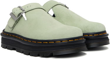 Sneakers og sko Dr. Martens Zebzag Suede Slingback Platform Slip-On Loafers Grøn | 31937300, 3