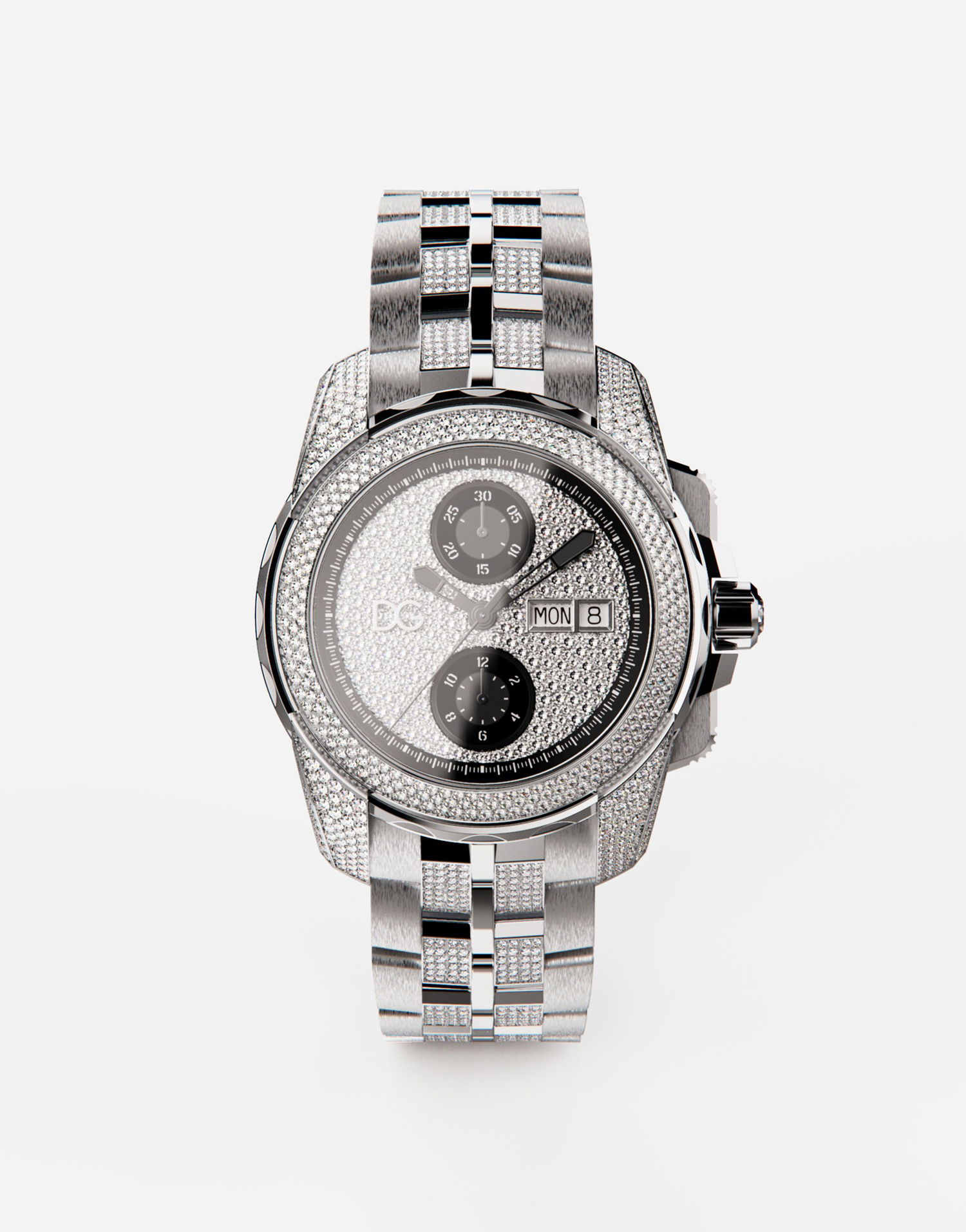 Ur Dolce & Gabbana Dolce & Gabbana DS5 Diamond Watch Metalisk | WWJS1GXP00187560, 0
