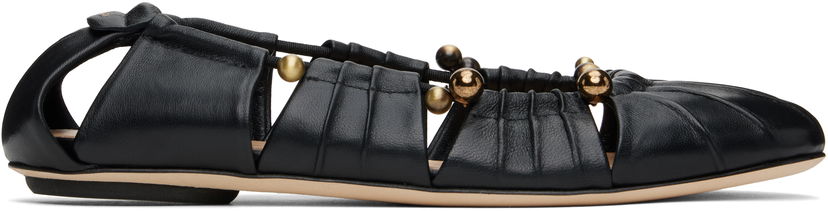 Skopleje CHLOÉ Chloé Luna Ballerina Flats Sort | CHC25S08JQL