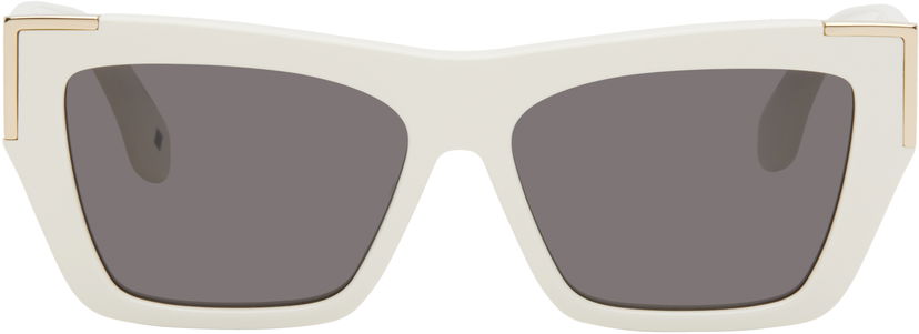 Solbriller Palm Angels Hollywood Sunglasses Hvid | PERI099F24PLA0010107
