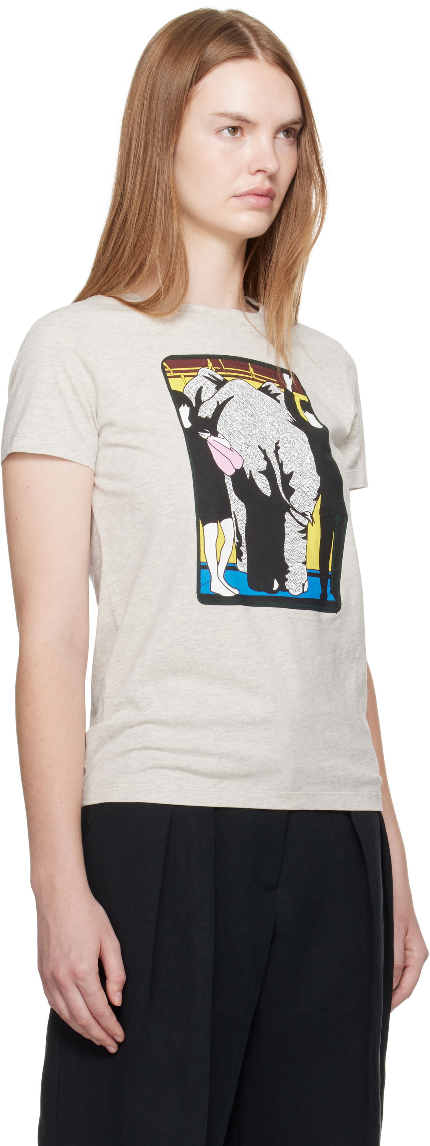 T-shirt KENZO Kenzo Paris 'Kenzo City' Classic T-Shirt Grå | FF62TS2534SO, 1