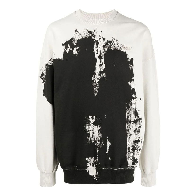 Sweatshirt A-COLD-WALL* A-COLD-WALL* Relaxed Crewneck Sweatshirt Hvid | ACWMW087BLACK