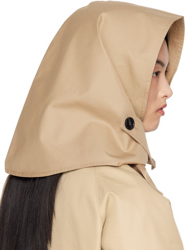 Tørklæde Max Mara Weekend Max Mara Spiga Cotton Hood Beige | 2515571074600, 2