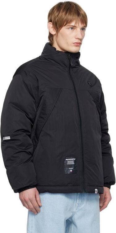 Puffer jakke AAPE by A Bathing Ape AAPE by A Bathing Ape 'AAPE NOW' Down Jacket Sort | AAPDNM7655XXNBKX, 1