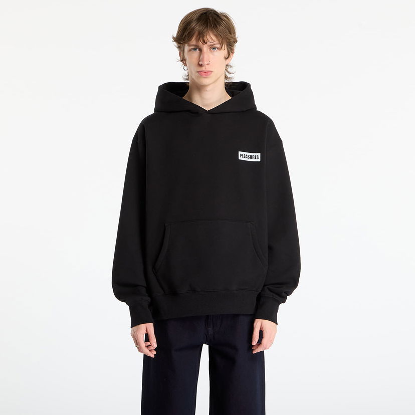 Sweatshirt Pleasures Sweatshirt Workman Hoodie Sort | P25F007-BLACK