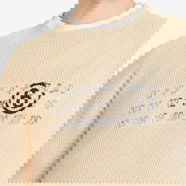 Sweater Maison Margiela Maison Margiela Logo Knit Sweater, Size Large Beige | SH2HL0022-M13124-102, 5