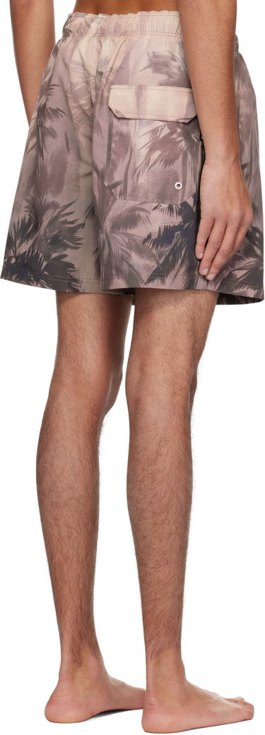 Badetøj Palm Angels Palm Angels Sunset Palm Swim Shorts Brun | PMFD012S25FAB0026110, 2