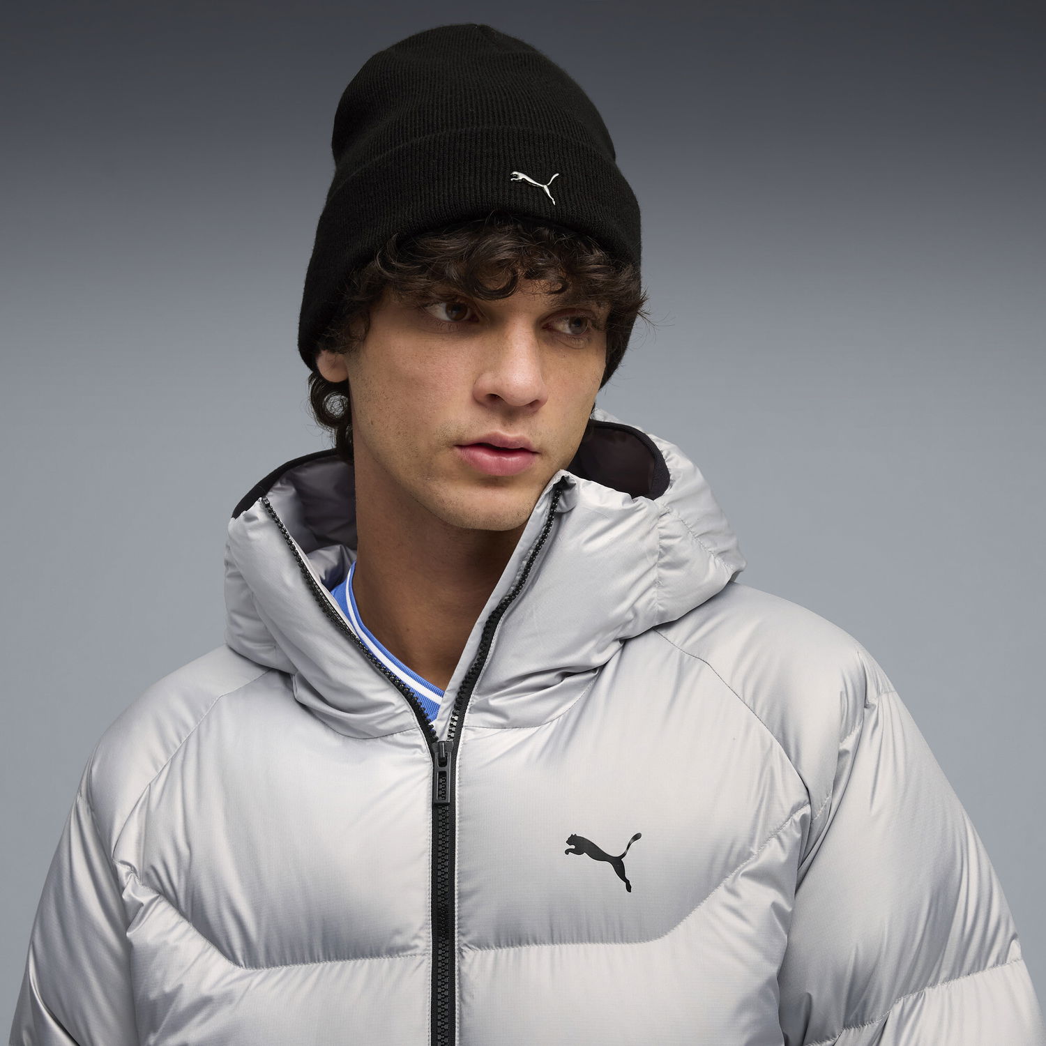 Beanie Puma Puma Cat High Crown Beanie Sort | 026404_01, 1