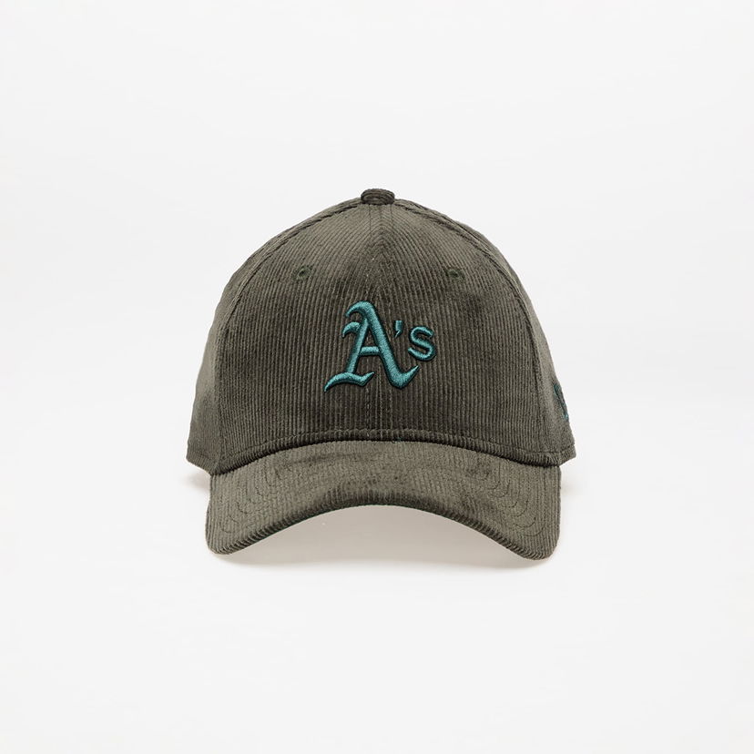 Kasket New Era Oakland Athletics MLB Cord 9FORTY Adjustable Cap Dark Green Grøn | 60580821